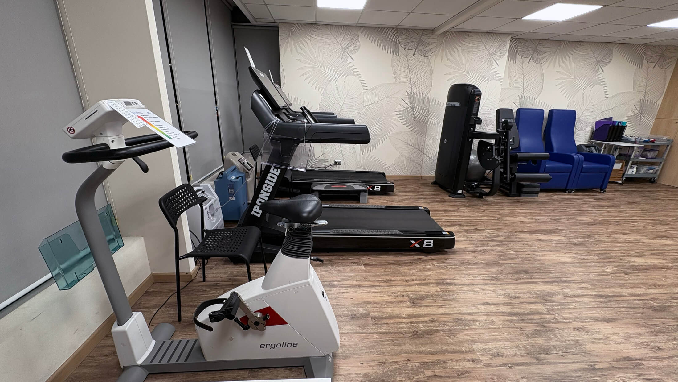 Equipamiento de rehabilitación pulmonar Neumovital
